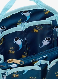 Disney Pixar WALL-E EVE & WALL-E Allover Print Mini Backpack Organizer - BoxLunch Exclusive
