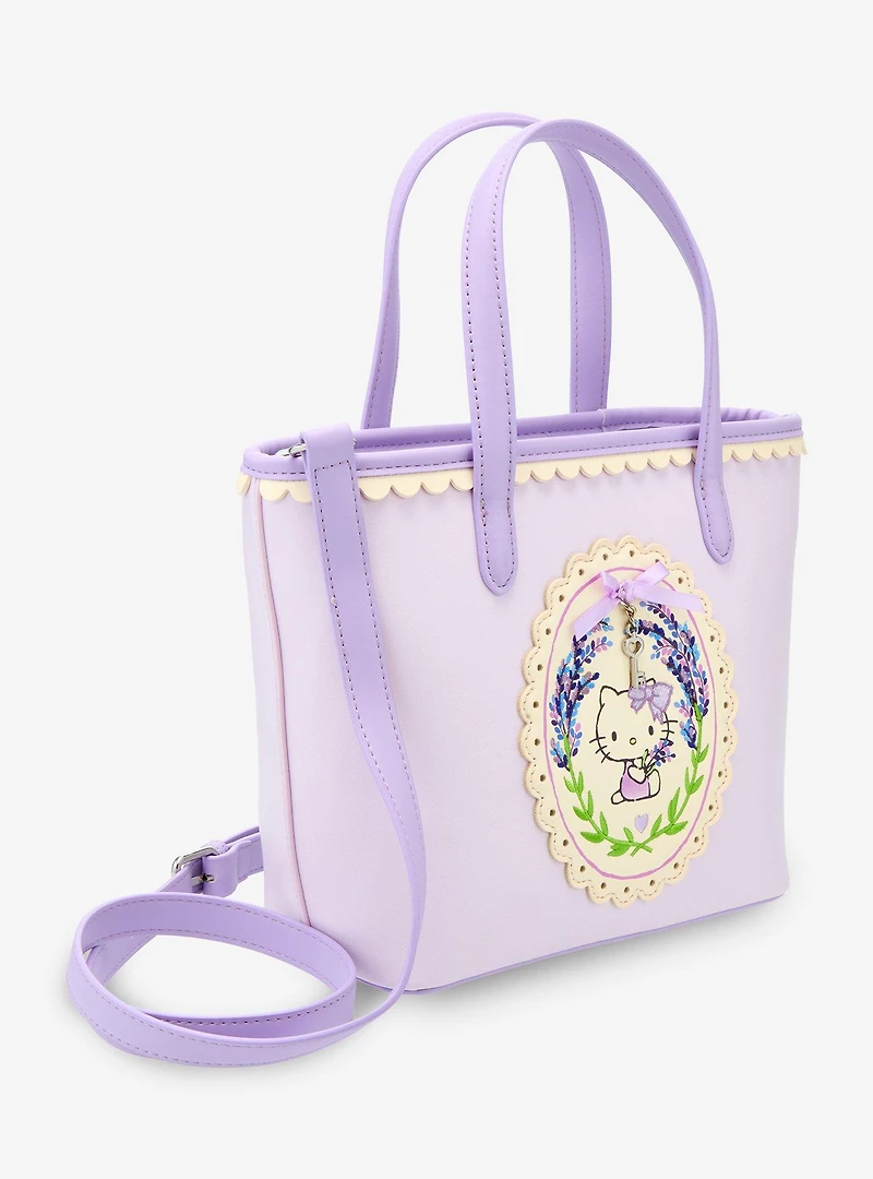 Sanrio Hello Kitty Lavender Mini Crossbody Tote - BoxLunch Exclusive
