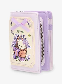 Sanrio Hello Kitty Lavender Flower Wallet - BoxLunch Exclusive