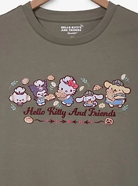 Sanrio Hello Kitty and Friends Bakery Embroidered Women's Plus T-Shirt - BoxLunch Exclusive