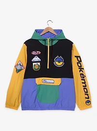Pokémon Embroidered Patches Color Block Windbreaker - BoxLunch Exclusive
