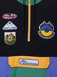 Pokémon Embroidered Patches Color Block Windbreaker - BoxLunch Exclusive