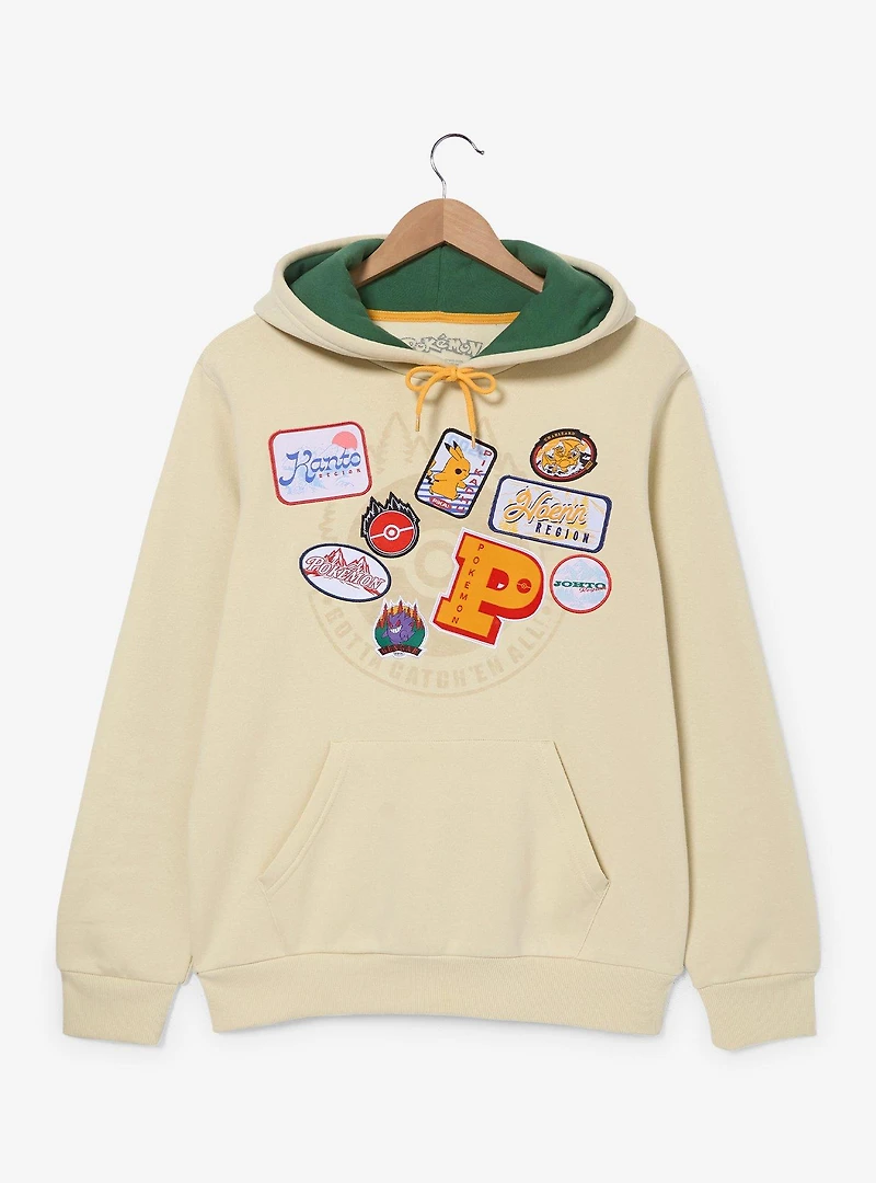 Pokémon Embroidered Badges Hoodie - BoxLunch Exclusive