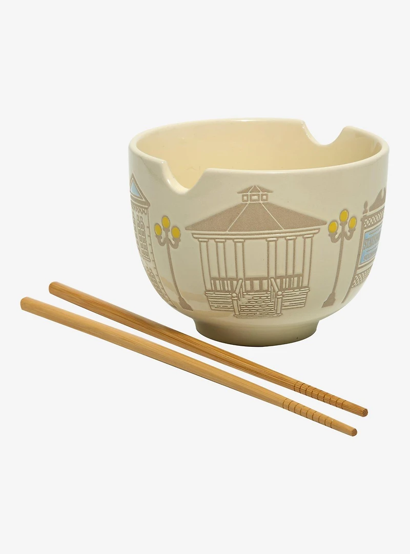 Gilmore Girls Stars Hollow Ramen Bowl with Chopsticks - BoxLunch Exclusive