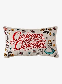 Disney Alice in Wonderland Curiouser and Curiouser Mini Pillow - BoxLunch Exclusive