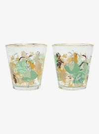 Disney Alice in Wonderland Floral Glass Set - BoxLunch Exclusive