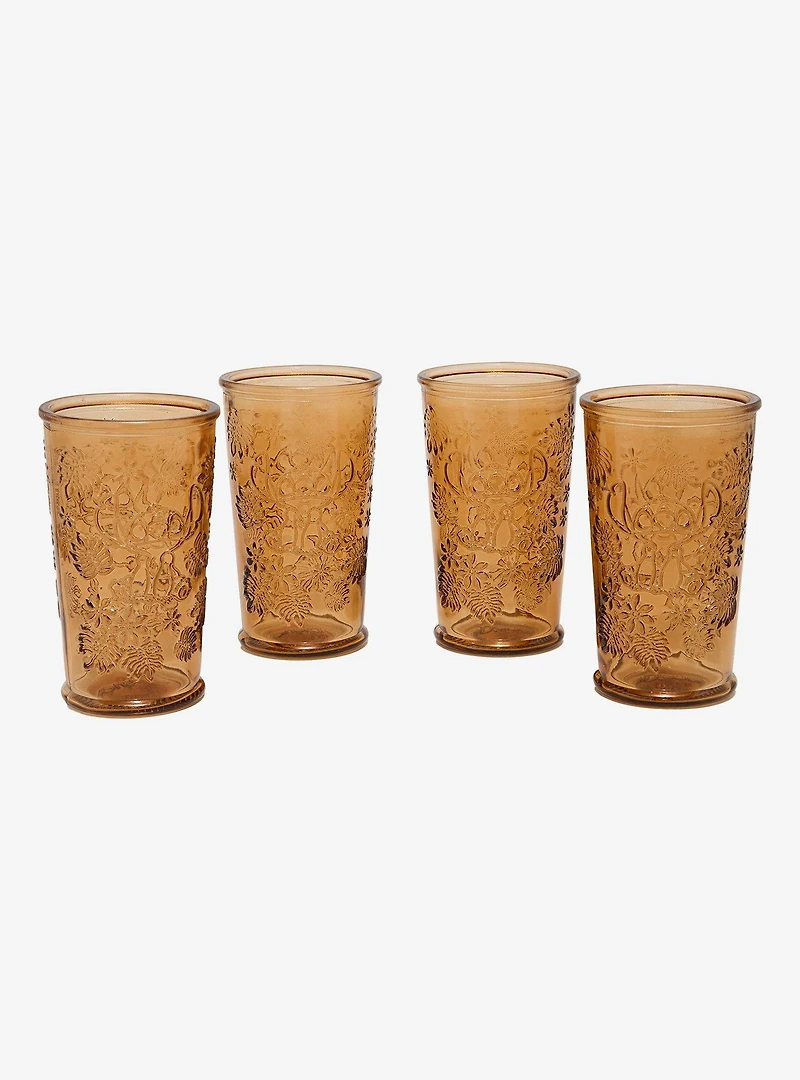 Disney Lilo & Stitch Embossed Glass Set — BoxLunch Exclusive