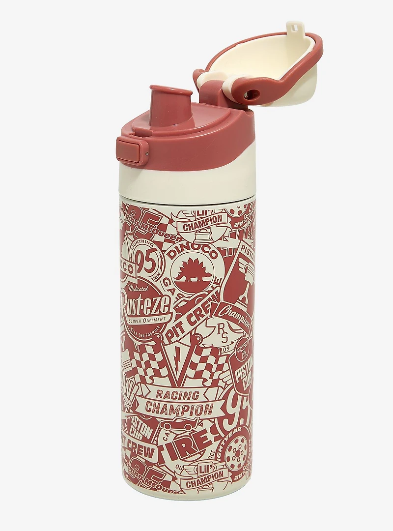 Disney Pixar Cars Logos Water Bottle — BoxLunch Exclusive