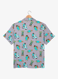 Disney Phineas and Ferb Perry Disguises Allover Print Woven Button Up - BoxLunch Exclusive