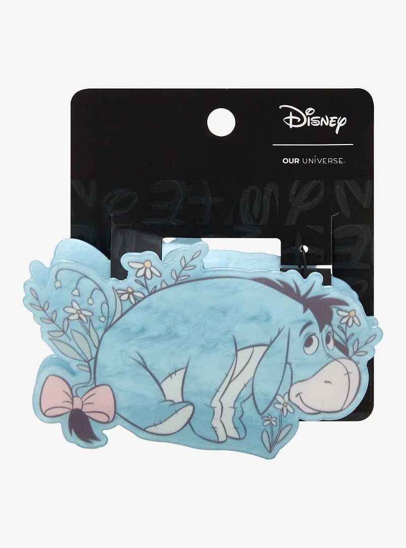 Disney Winnie The Pooh Eeyore Floral Figural Claw Clip - BoxLunch Exclusive
