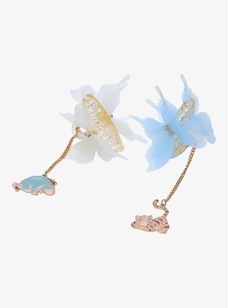 Disney Winnie the Pooh Tigger & Eeyore Butterfly Hair Clip Set - BoxLunch Exclusive