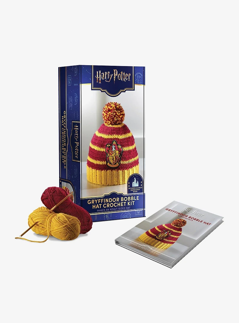 Harry Potter Gryffindor Bobble Hat Crochet Kit