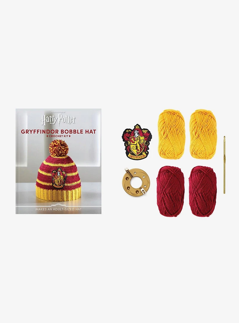 Harry Potter Gryffindor Bobble Hat Crochet Kit