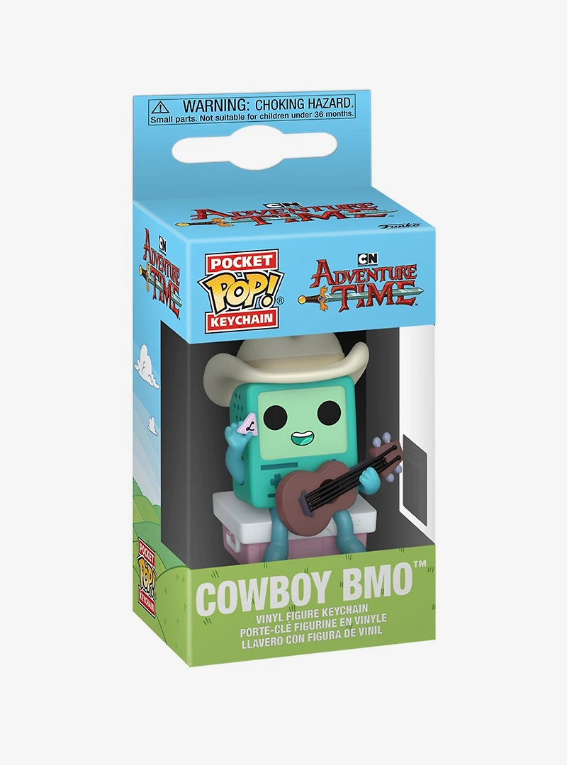 Funko Pocket Pop! Adventure Time Cowboy BMO Vinyl Keychain