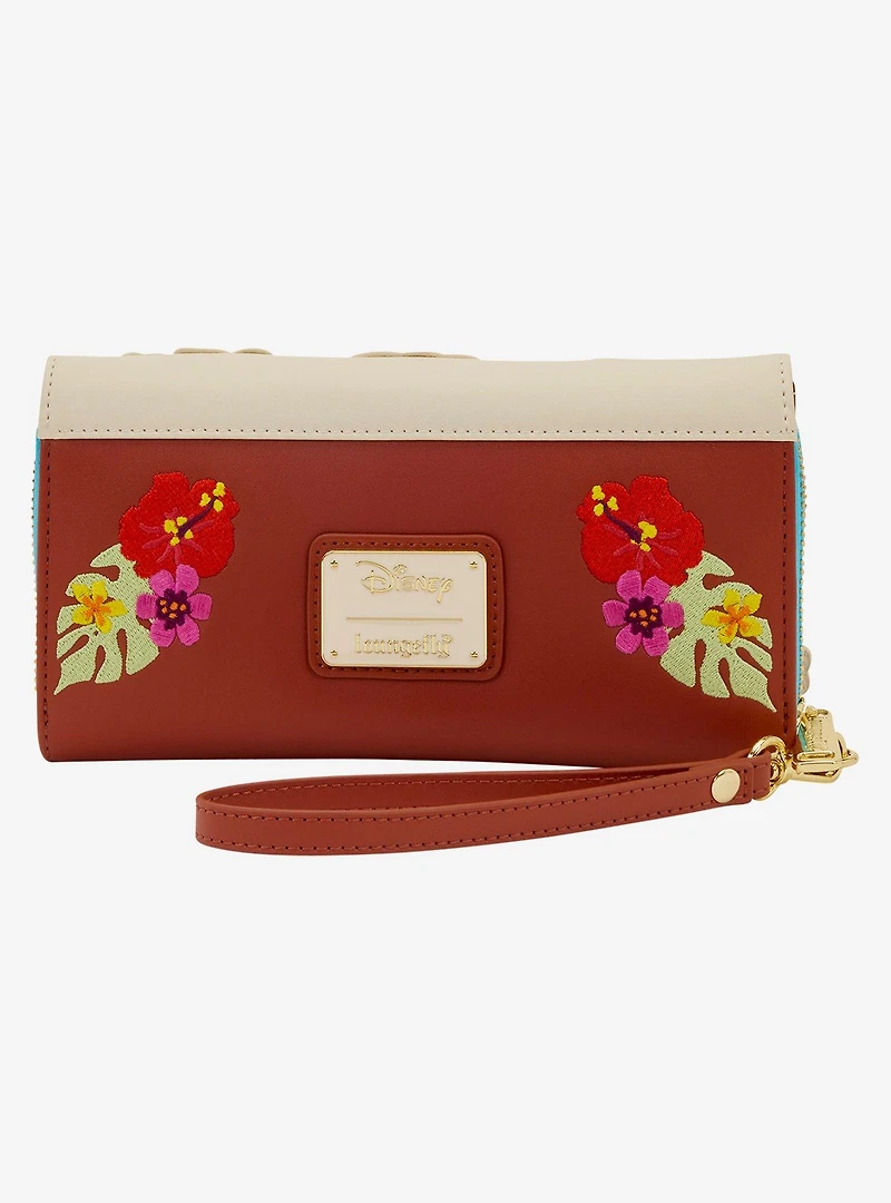 Loungefly Disney Moana (Live Action) Floral Moana Wallet