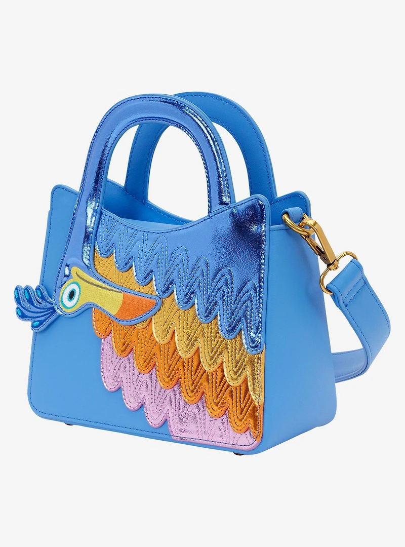 Loungefly Disney Pixar Up Kevin Metallic Handbag