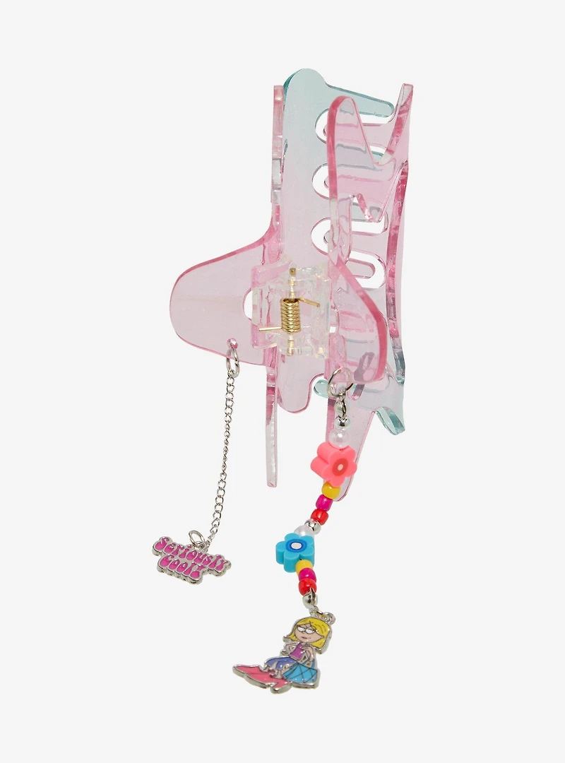 Disney Lizzie McGuire Cartoon Lizzie Dangling Charm Claw Clip — BoxLunch Exclusive
