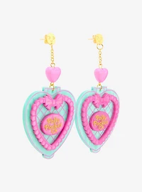 Whatever! Makes You Happy x Polly Pocket Heart Compact Statement Earrings