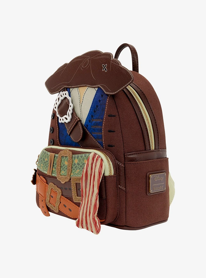 Loungefly Disney The Pirates of the Caribbean Jack Sparrow Figural Mini Backpack