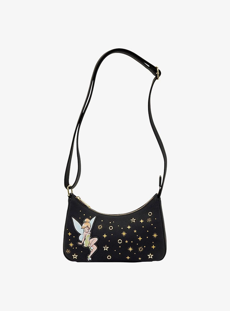 Loungefly Disney Peter Pan Tinker Bell Stars Crossbody Bag