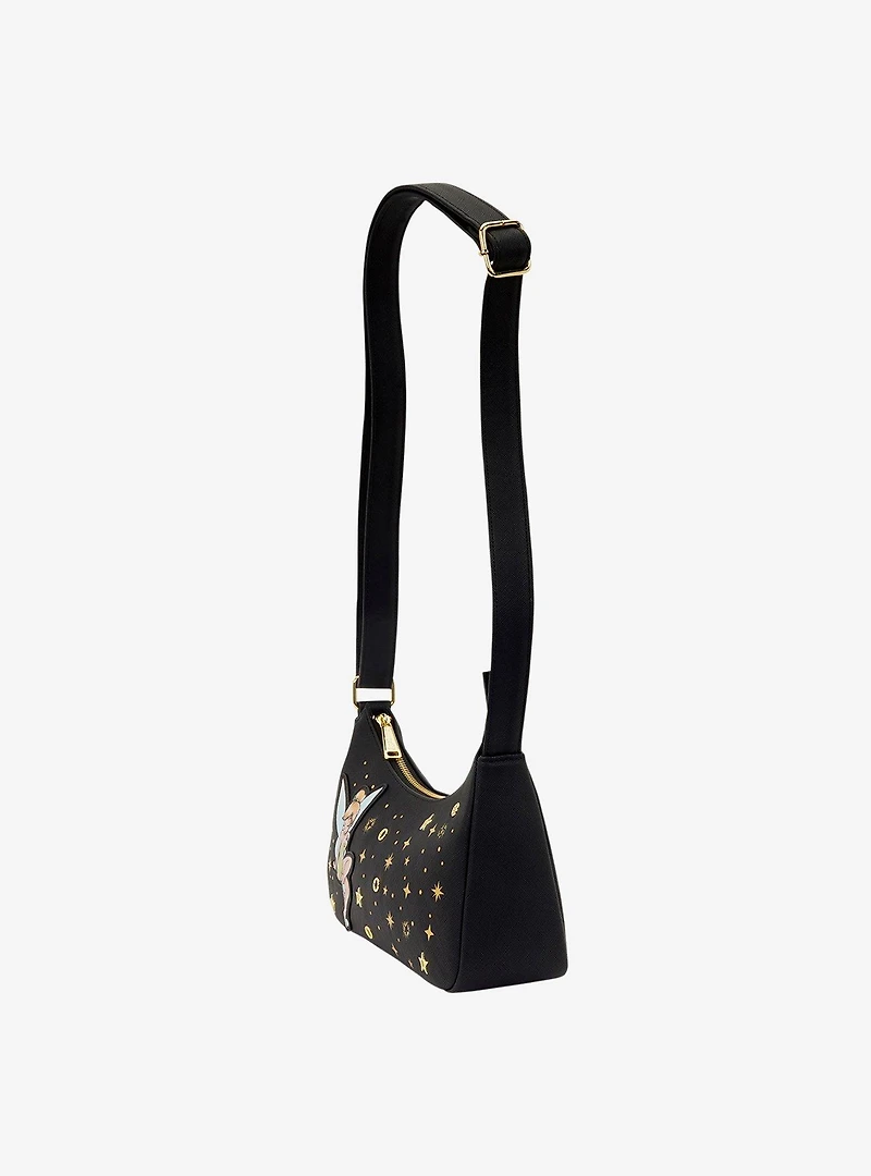 Loungefly Disney Peter Pan Tinker Bell Stars Crossbody Bag