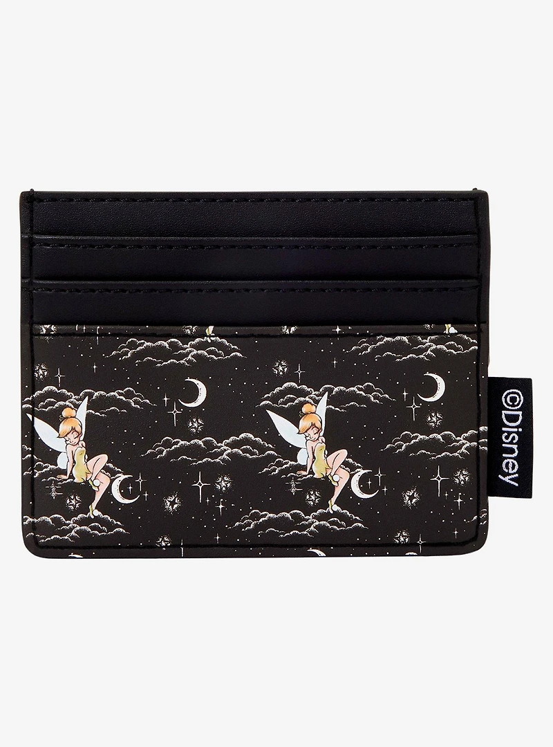 Loungefly Disney Peter Pan Tinker Bell Stars Allover Print Cardholder