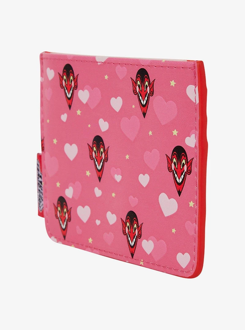 Loungefly The Powerpuff Girls HIM Hearts Allover Print Cardholder