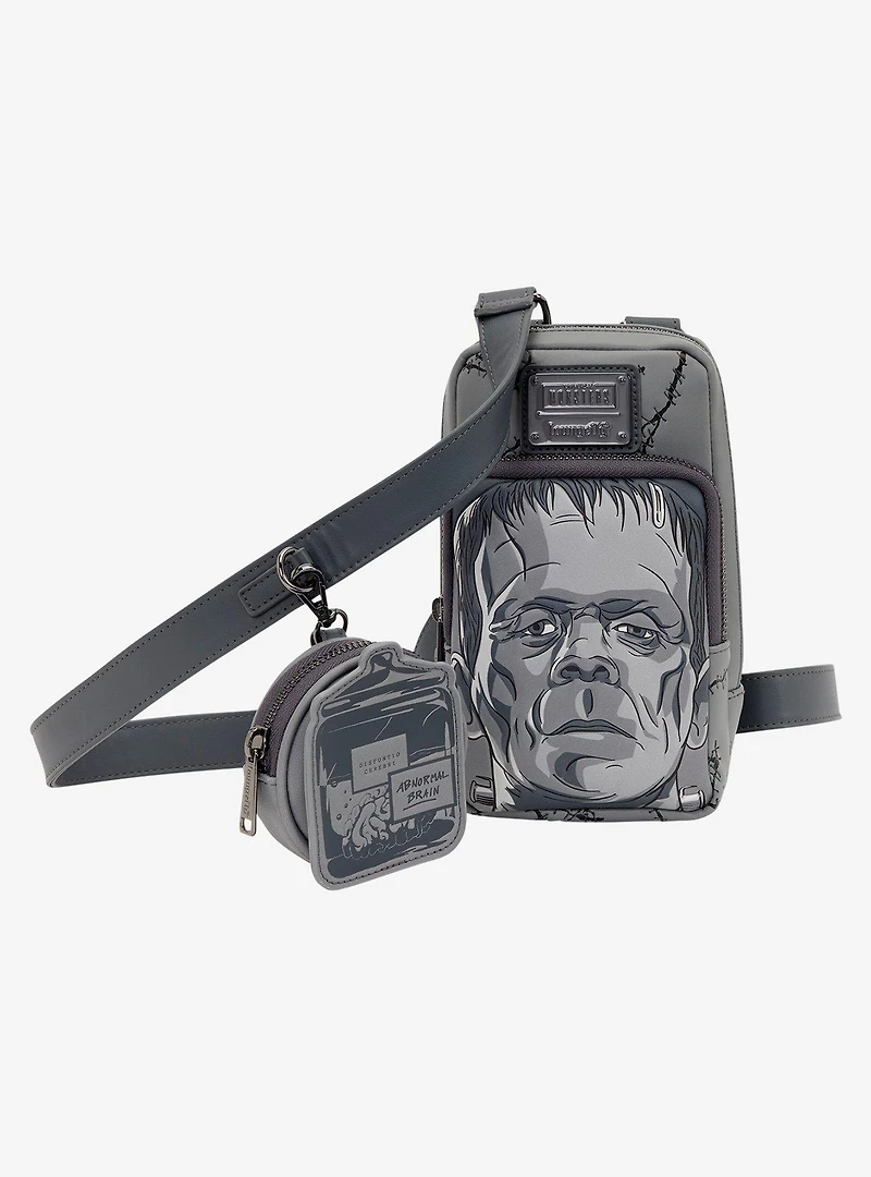 Loungefly Universal Monsters Frankenstein Crossbody Bag with Coin Purse