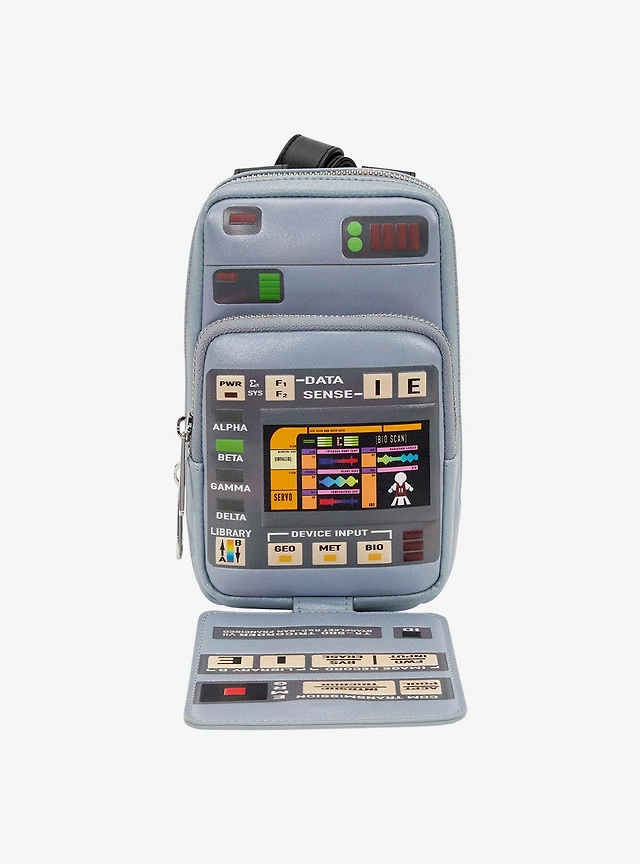 Loungefly Star Trek Tricorder Glow-in-the-Dark Figural Crossbody Bag