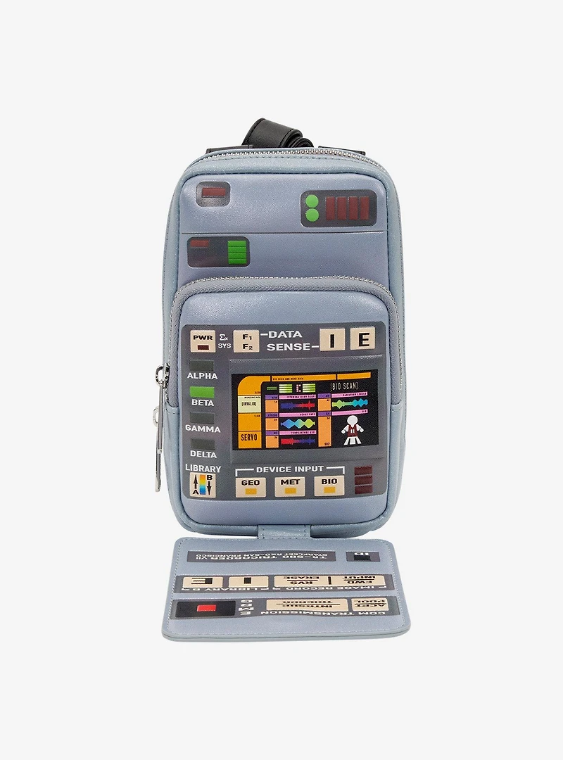 Loungefly Star Trek Tricorder Glow-in-the-Dark Figural Crossbody Bag
