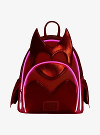 Loungefly Marvel Scarlet With Metallic Figural Light-Up Mini Backpack