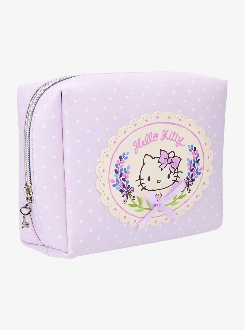Sanrio Hello Kitty Lavender Cosmetic Bag - BoxLunch Exclusive