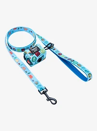 Sassy Woof Peanuts Camp Snoopy Leash & Waste Bag Holder Set