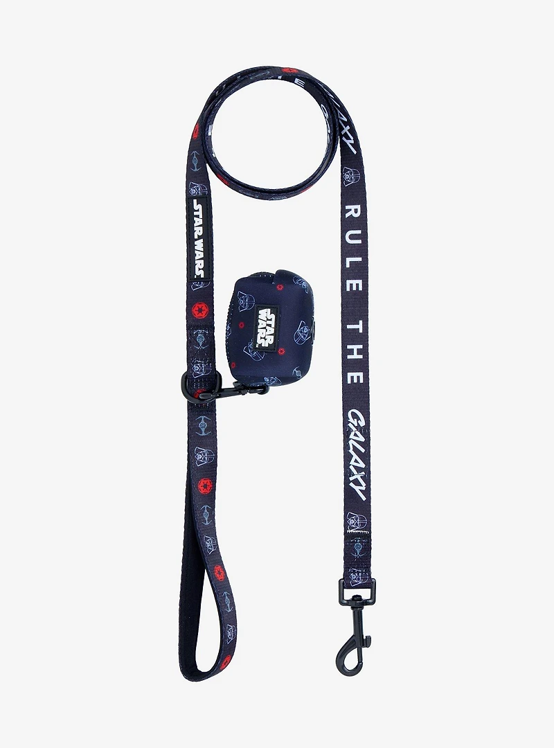 Sassy Woof Star Wars Darth Vader Leash & Waste Bag Holder Set