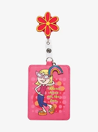 Disney Lizzie McGuire Flower Retractable Lanyard with Charm
