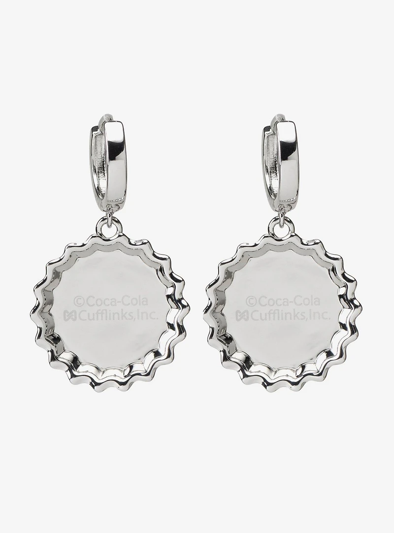 Diet Coke Bottle Cap Dangle Earrings