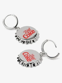 Diet Coke Bottle Cap Dangle Earrings