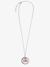 Diet Coke Bottle Cap Red Necklace