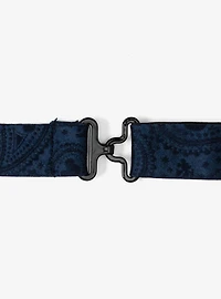Disney Mickey Mouse Navy Paisley Silk Bow Tie