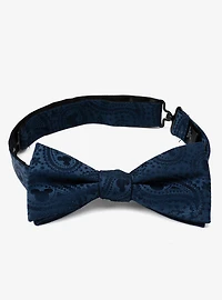 Disney Mickey Mouse Navy Paisley Silk Bow Tie