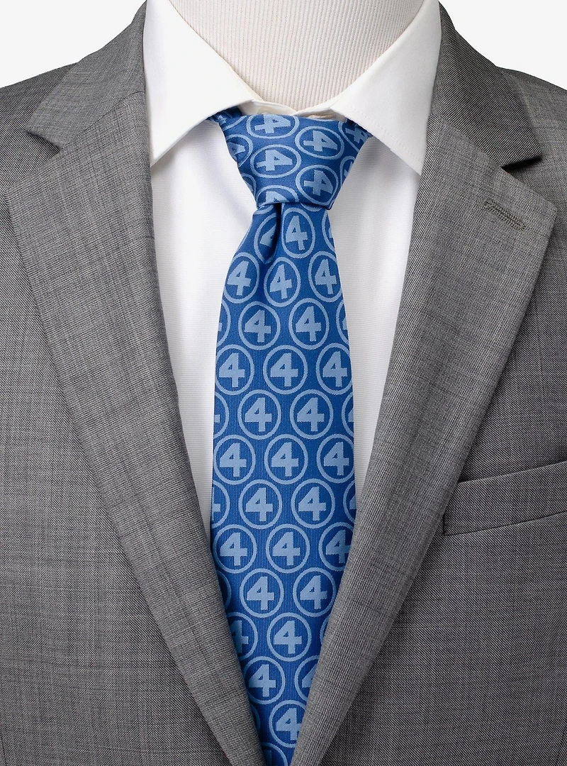Marvel Fantastic Four Men's Blue Tie