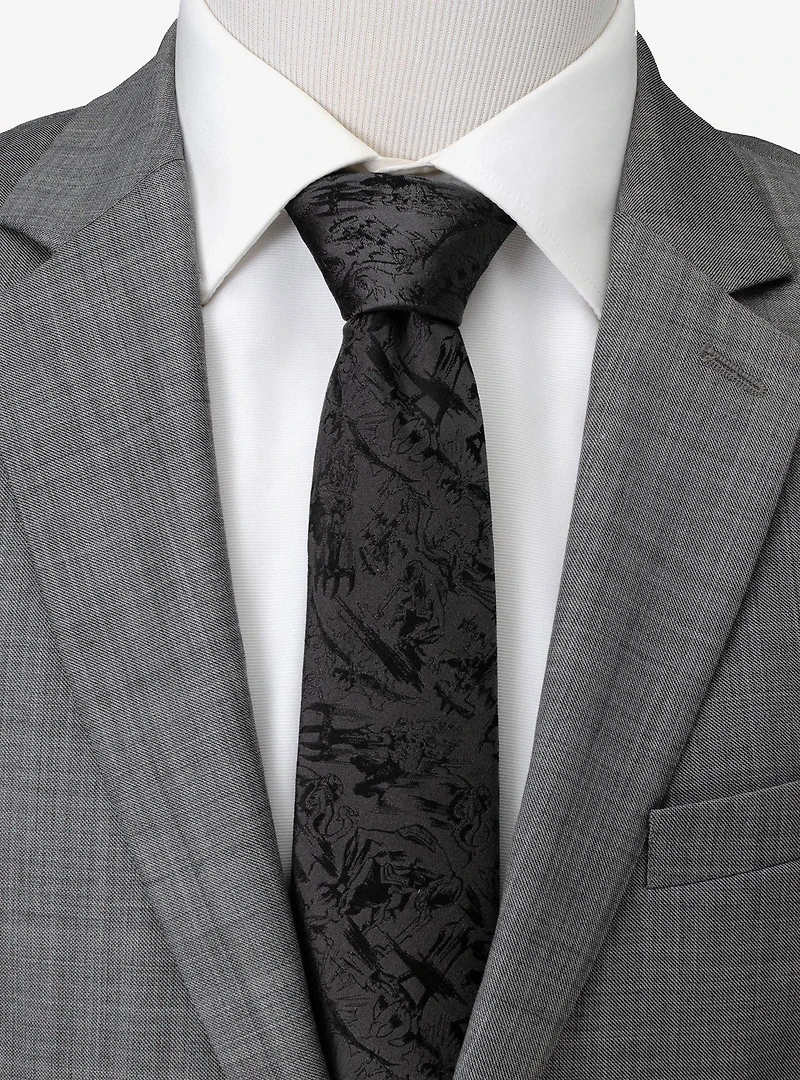 Marvel Venom Dark Gray Action Silk Men's Tie