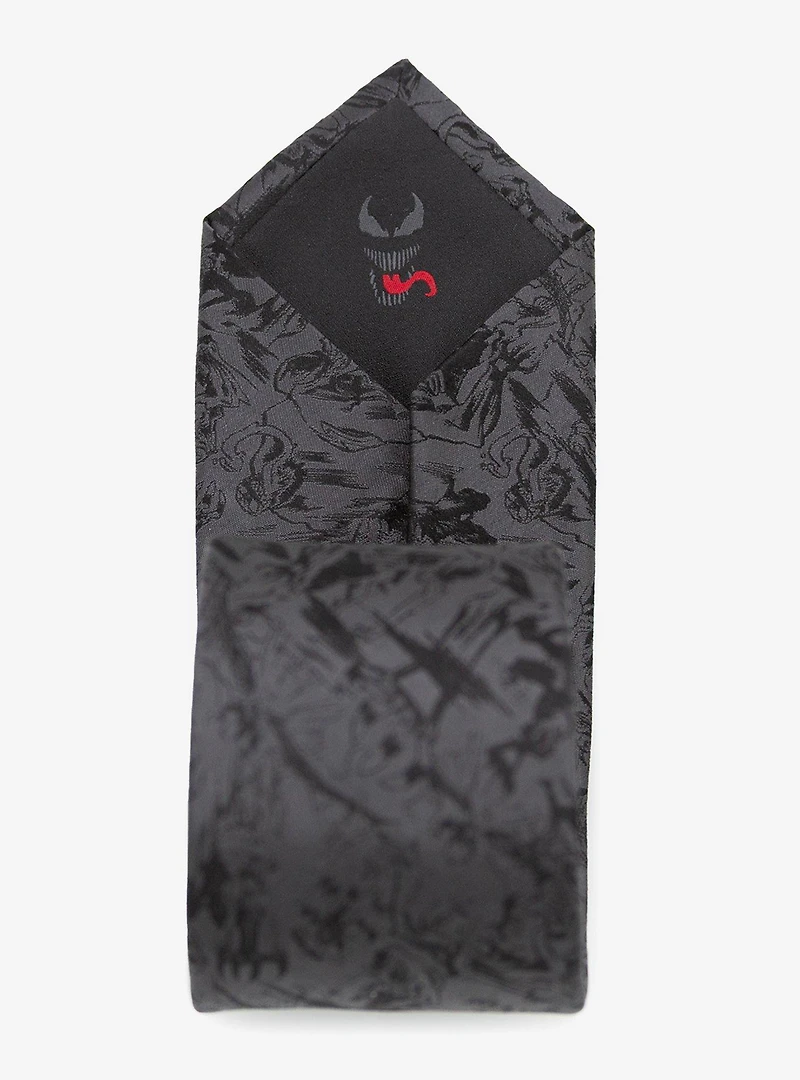 Marvel Venom Dark Gray Action Silk Men's Tie