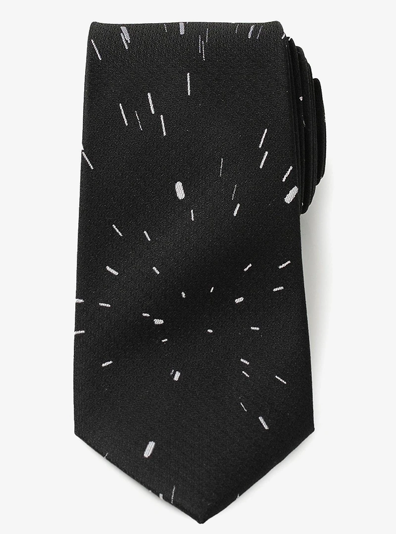 Star Wars Hyperspace Black Tie with Hidden Message
