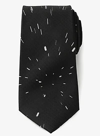 Star Wars Hyperspace Black Tie with Hidden Message