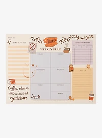 Gilmore Girls Luke's Diner Weekly Planner Pad