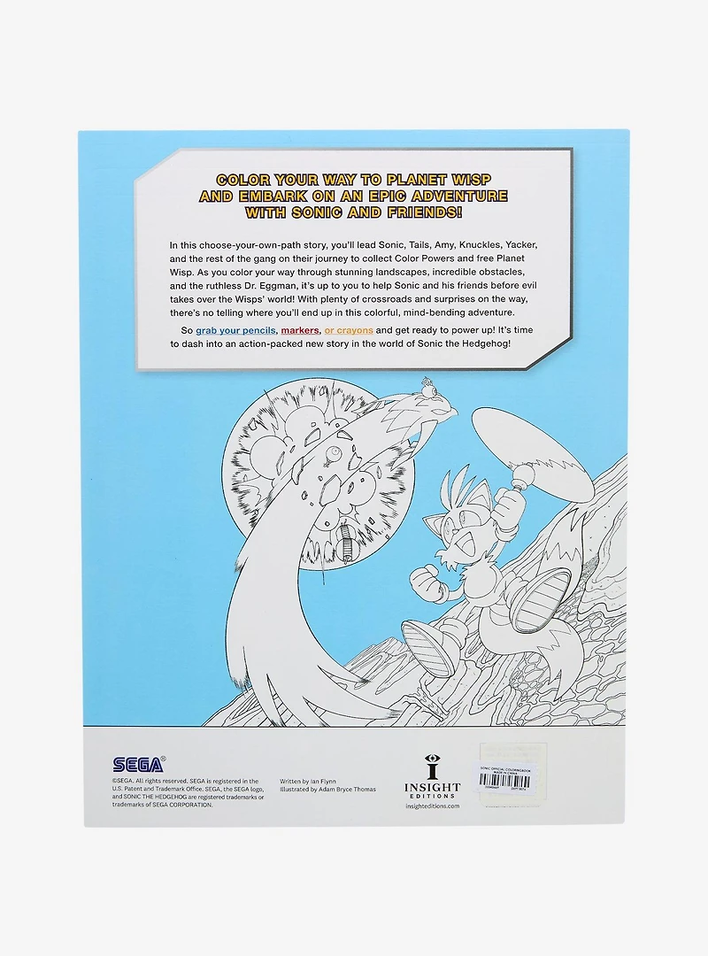 Sonic the Hedgehog The Official Coloring Adventure Book