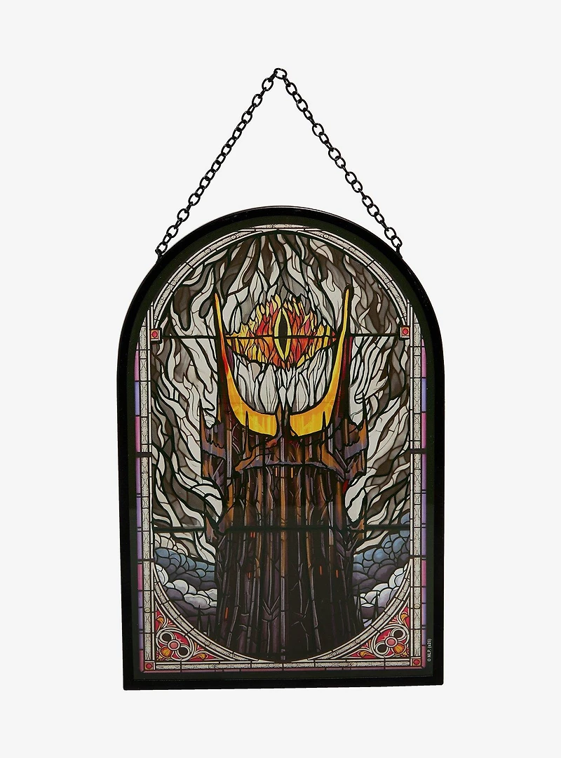 The Lord of The Rings Eye of Sauron Stained Glass Wall Art - BoxLunch Exclusive