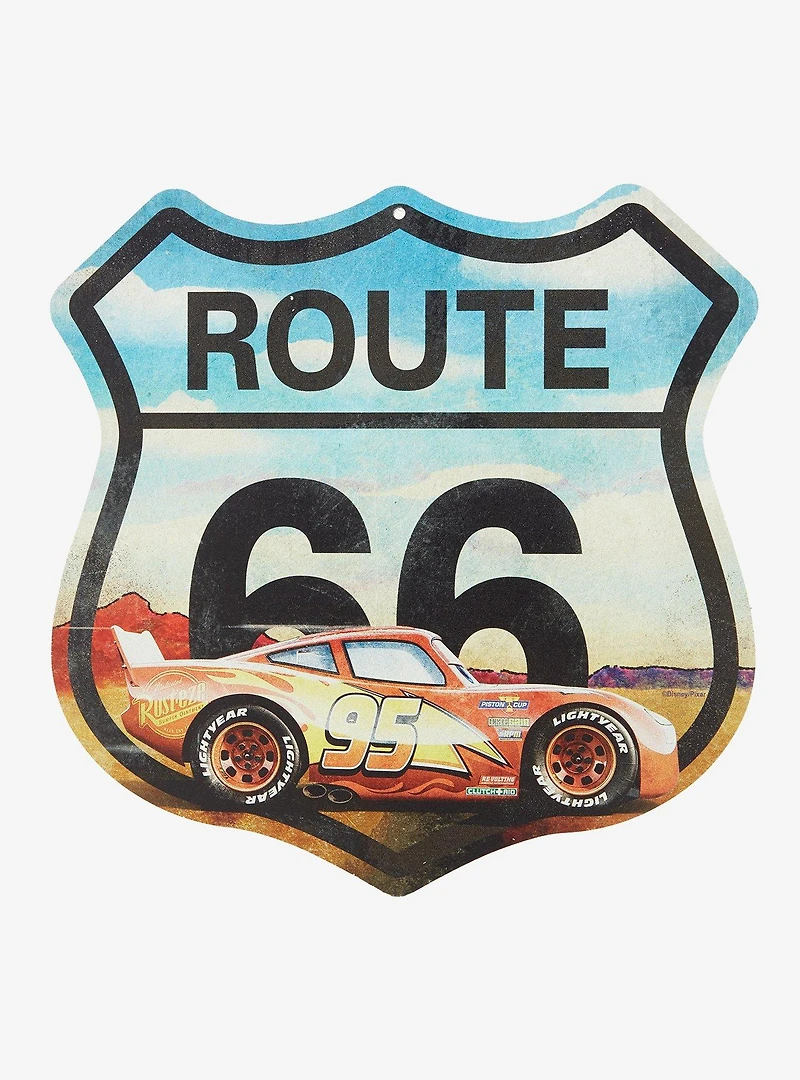 Disney Pixar Cars Lightning McQueen Route 66 Wall  Art - BoxLunch Exclusive