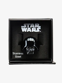 Star Wars Black Plated 3D Darth Vader Ring